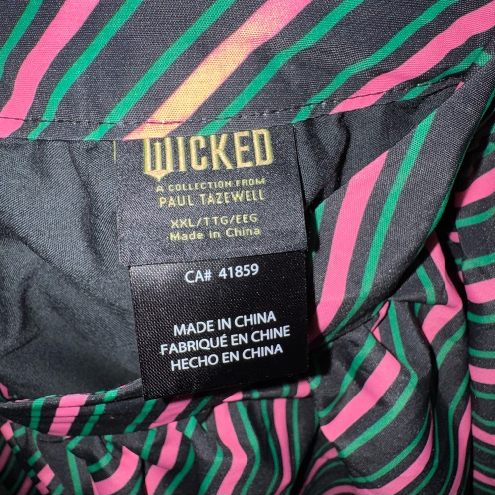 Wicked Women's Striped Bubble Mini Skirt - Pink and Green - Picture 2 of 7